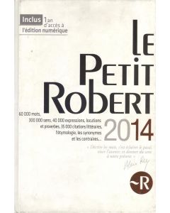 LE PETIT ROBERT N/E 2014