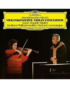 KARAJAN MUTTER / MENDELSSHON BRUCH VIOLIN CONCERTOS - LP 180gr