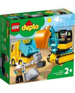 LEGO DUPLO TRUCK AND TRACKED EXCAVATOR