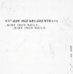 NINE INCH NAILS / NOT THE ACTUAL EVENTS - CD